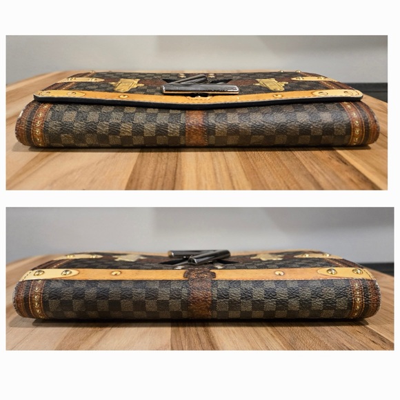 COA INCLUDED Louis Vuitton Portefeuille Sarah Twist Damier LIMITED EDITION RARE - Picture 8 of 17